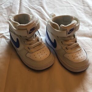 Nike Kids' Court Borough 2 High Top Sneaker Baby/Toddler